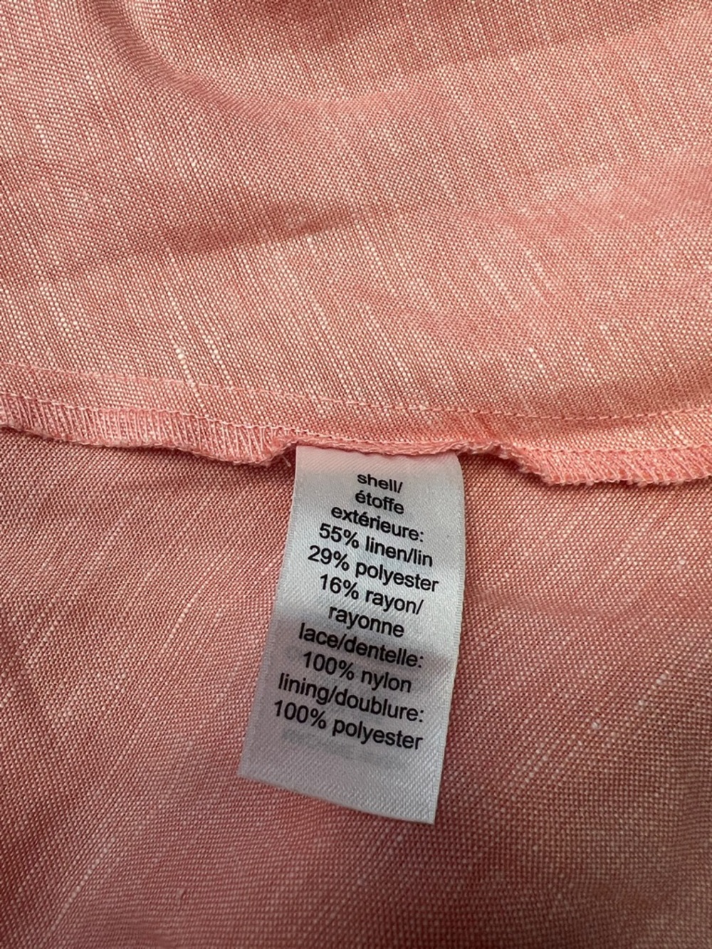 Maurices Light Salmon / Coral Jacket with Buttons & Ruffles New with Tags XL - Picture 5 of 14